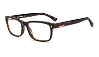 Montatura vista Dsquared Uomo D2 0009086/17 HAVANA56 - D2 0009086/17 HAVANA56
